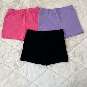 Girls Bike Shorts Bundle Size 7/8 | Children’s Place | Pink Purple Black